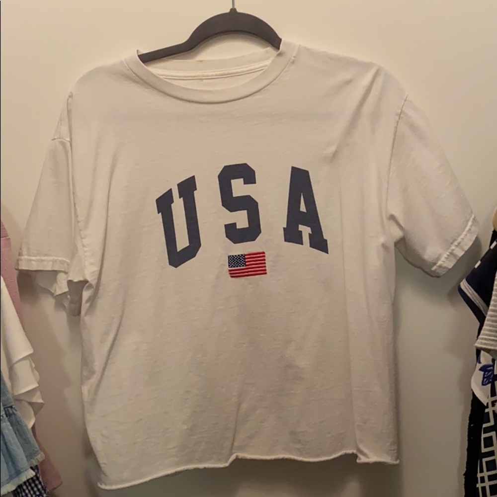 Brandy Melville USA Crop Tee